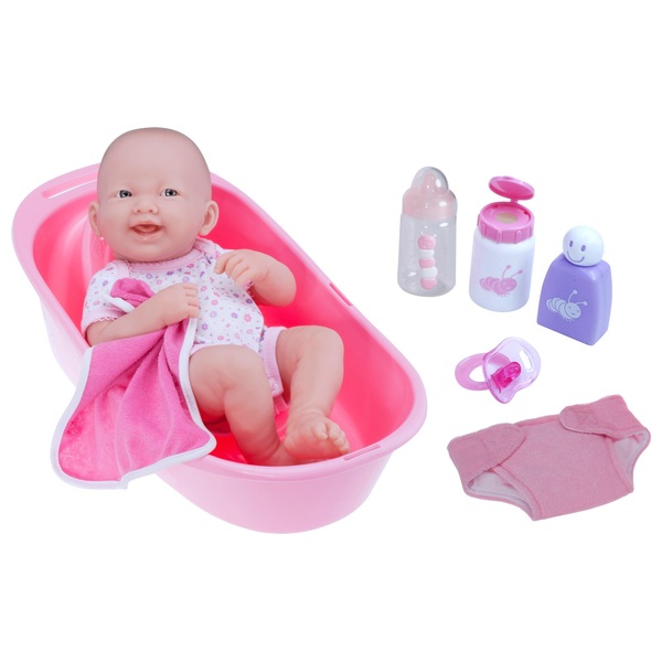 36cm La Newborn Gift Set with Bathtub Dolls UK