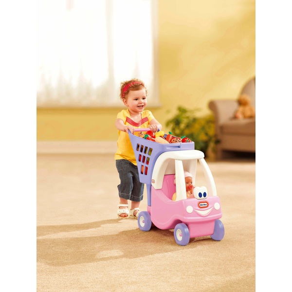Little Tikes Cozy Coupe Shopping Trolley Pink Smyths Toys UK