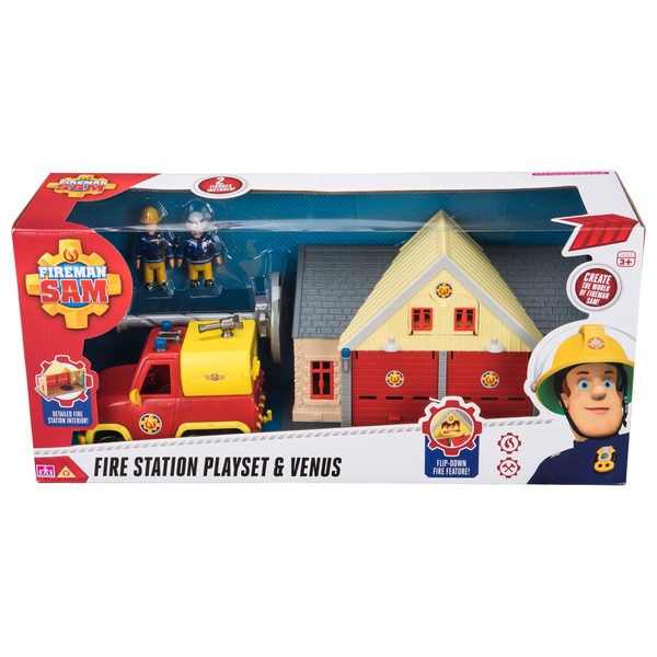 Fireman Sam Firestation and Venus Playset - Fireman Sam