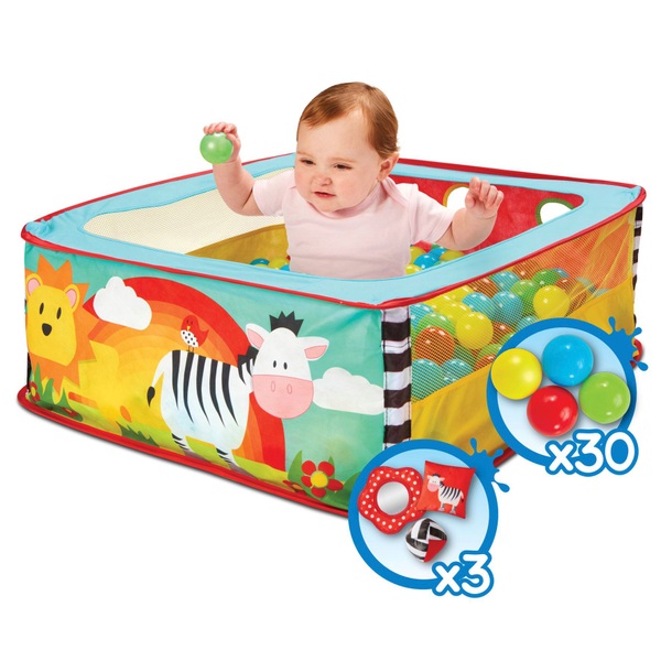 Worlds Apart Zebra Pop Up Sensory Ball Pit Smyths Toys UK
