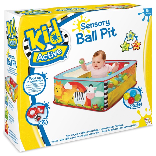 Blue Portable Foldable Kids Ball Pit with 50 Balls Included Outdoor and Indoor Baby Playpen Pop Up Ball Pits 