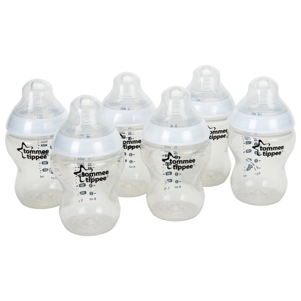 Tommee Tippee Closer to Nature Bottles 6 x 260ml Lot GD RRP 24.99 5010415225603