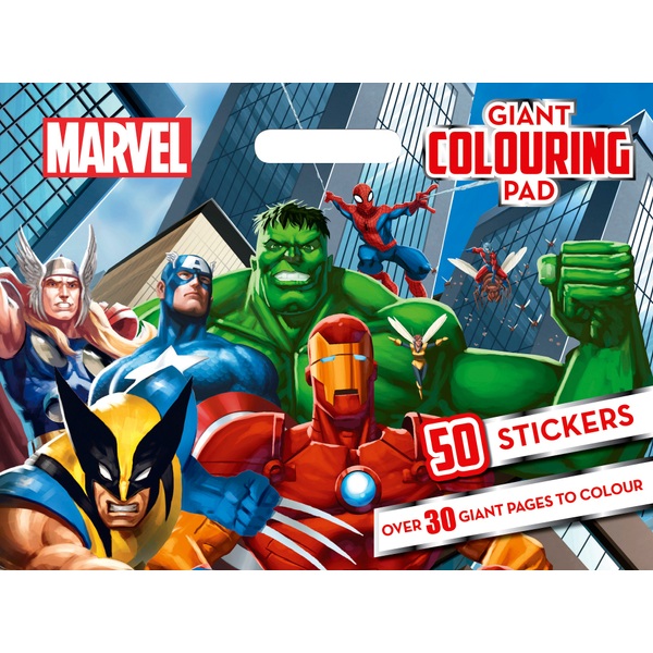 Marvel Heroes Giant Colouring Pad Avengers UK