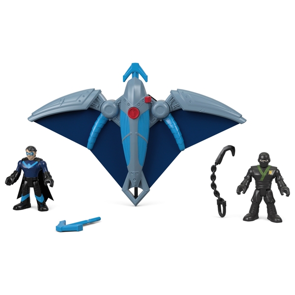 Imaginext DC Super Friends Ninja Nightwing & Glider Imaginext DC Superfriends Range UK