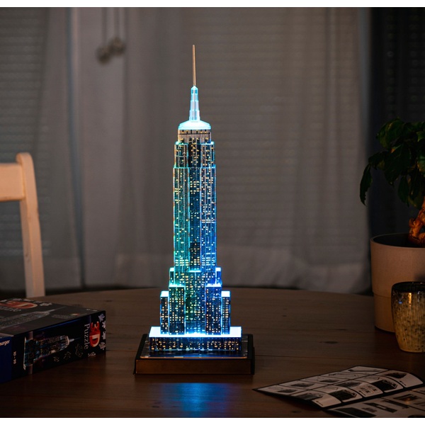 Ravensburger Empire State Building Night Edition 3D Puzzle Smyths