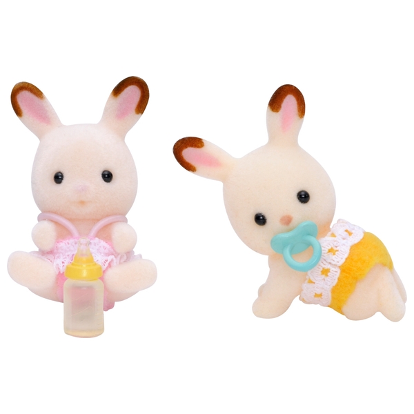 Sylvanian Families Chocolate Rabbit Twins Smyths Toys