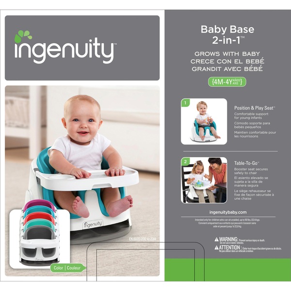 Ingenuity Baby Base 2in1 Booster Seat Booster Seats UK