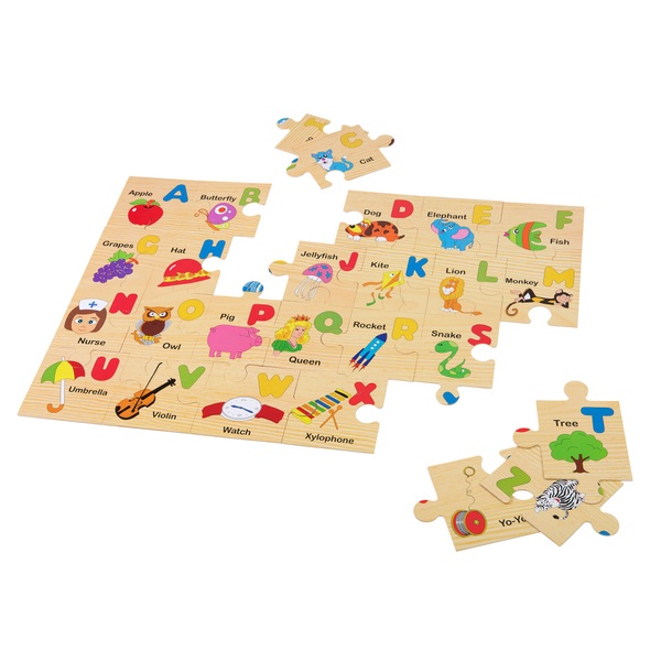 Wooden Floor Puzzle-Alphabet - Jigsaws & Puzzles UK