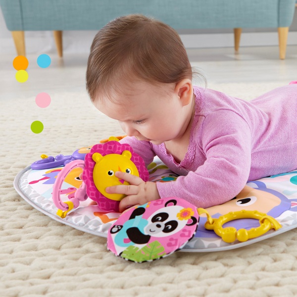 FisherPrice Piano Baby Play Mat and Play Gym Pink Smyths Toys UK
