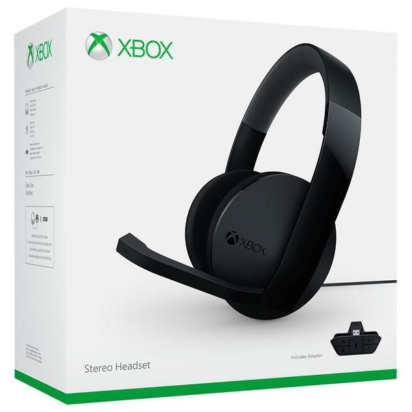 Xbox One Stereo Headset Black Smyths Toys