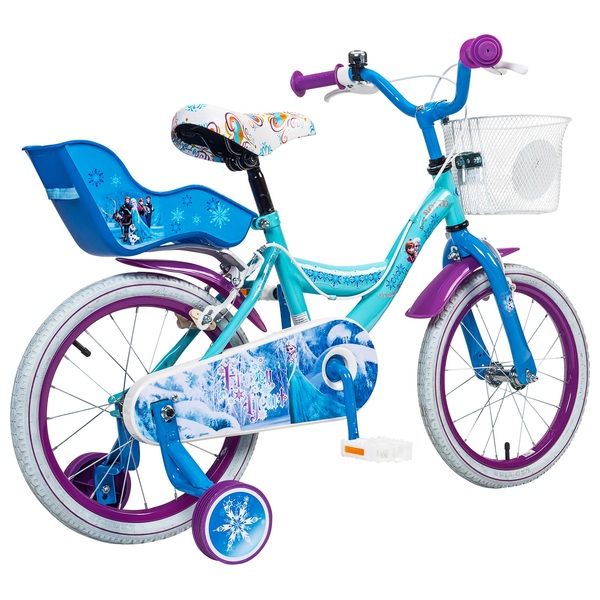 frozen bike with doll carrier