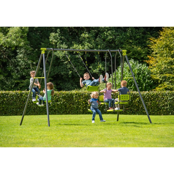 4 Unit Metal Swing Set | Smyths Toys Ireland