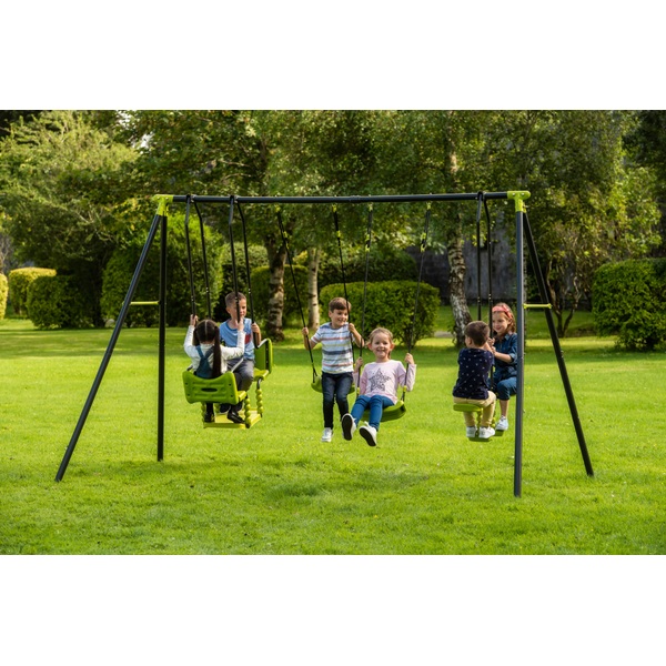 4 Unit Metal Swing Set | Smyths Toys Ireland