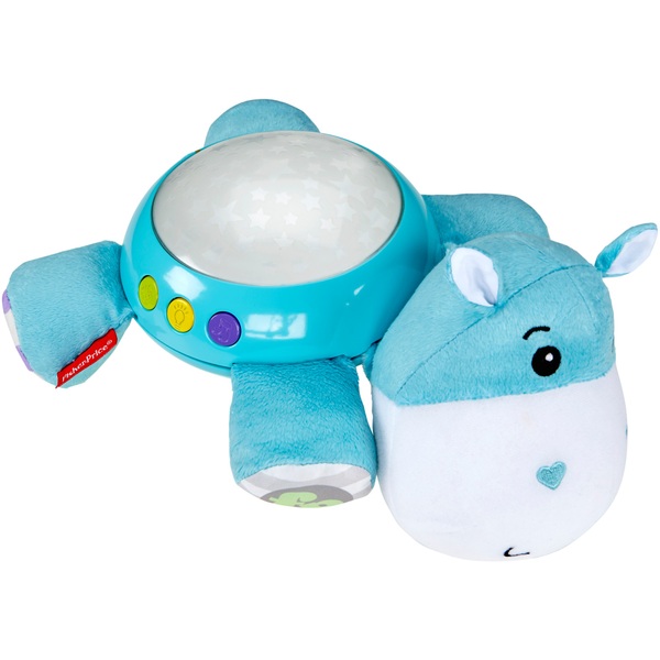 Fisher-Price Hippo Projection Soother Blue - Infant Toys UK