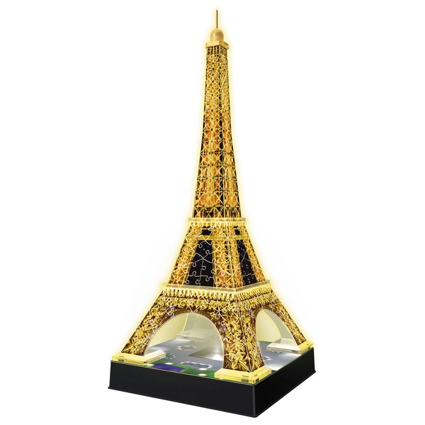 Eiffel Tower 3D Puzzle with Lights - Jigsaws & Puzzles UK