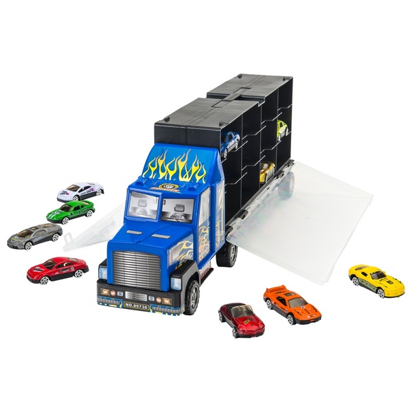lorry with cars toy