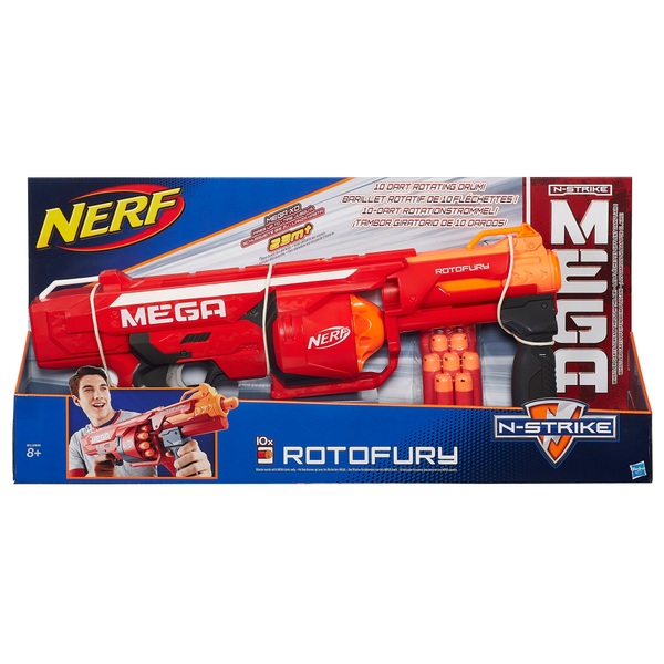 Nerf N-Strike Mega Series RotoFury Blaster - NERF N-Strike Mega ...