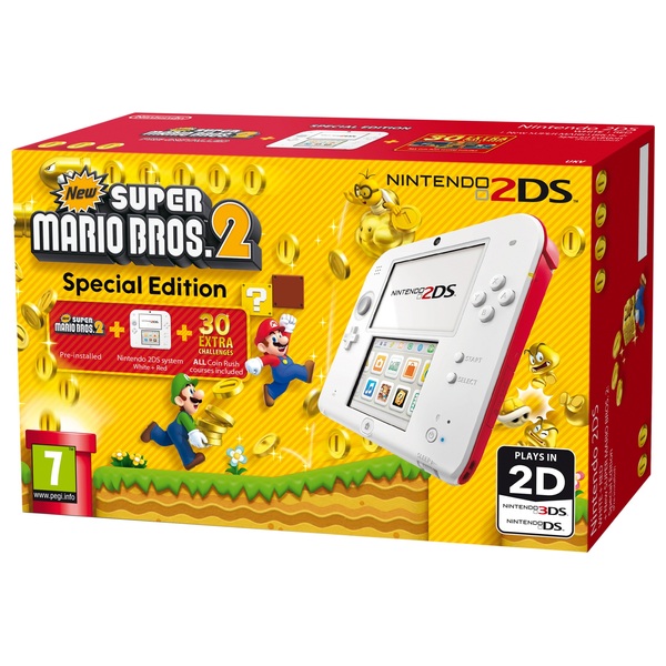 Nintendo 2DS Console + New Super Mario Bros 2 Bundle ...