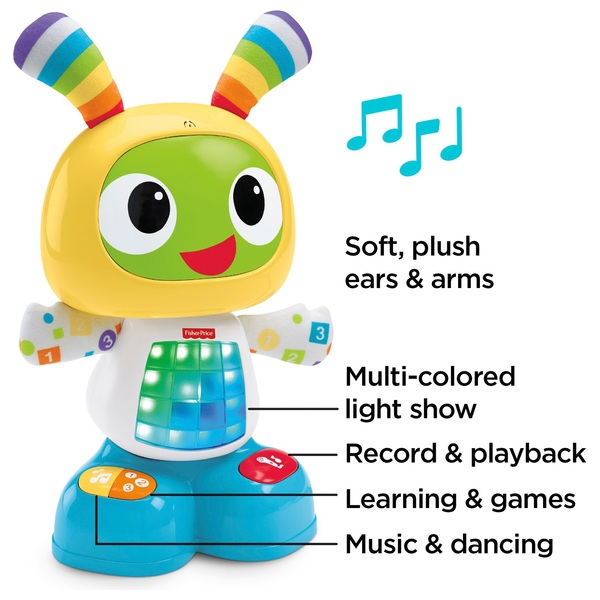 Fisher-Price Bright Beats Dance & Move BeatBo Toddler Toy | Smyths Toys ...