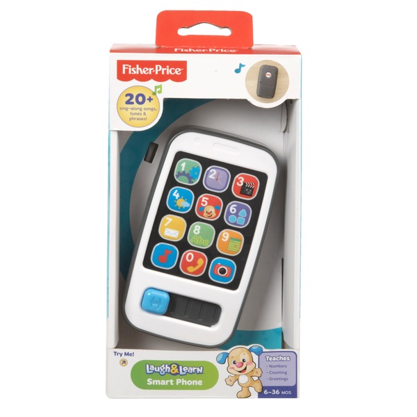 Fisher-Price Laugh & Learn Smart Phone Fun Toy Gifts 12" Dances Song Music NEW 