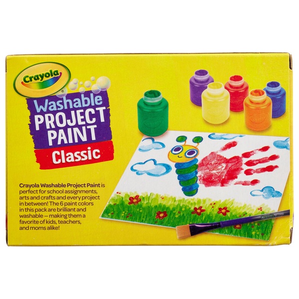 Crayola 6 Washable Kids Paint Smyths Toys Ireland
