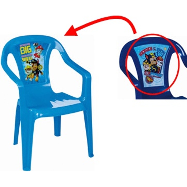paw patrol plastic chair