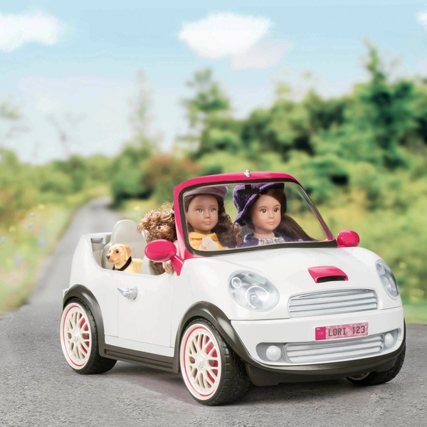 NEW Lori Doll Convertible Car Our Generation White fits 6/" American Girl Dolls