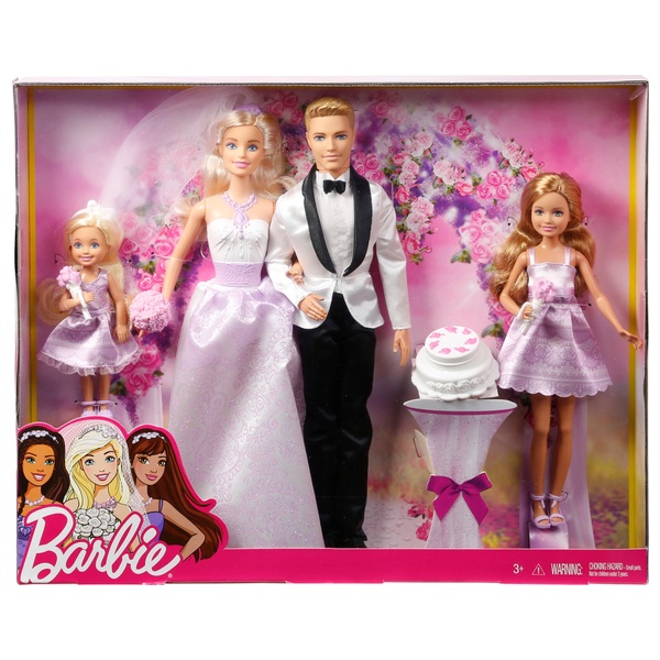 barbie and ken bride and groom set