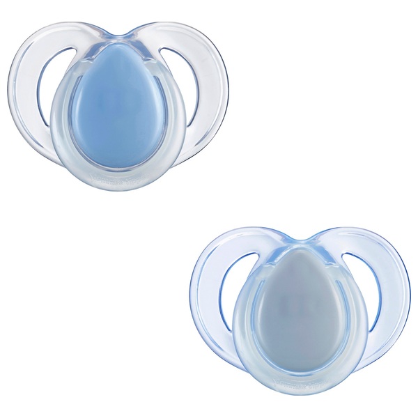 Tommee Tippee Closer To Nature Night Time Orthodontic Soothers 6 18