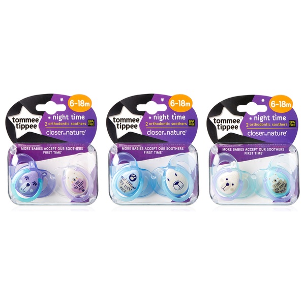 Sucettes 6/18 mois Tommee Tippee Air Style Lot de 2 - 6/18 mois