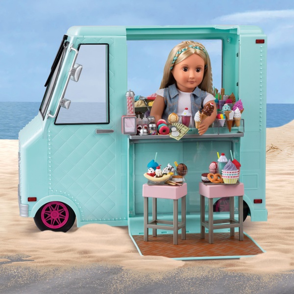 Our Generation Sweet Stop Ice Cream Truck 52cm Our Generation UK   148867 4 