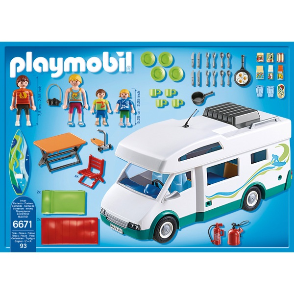 Playmobil 6671 Summer Camper Smyths Toys Uk - camper van roblox