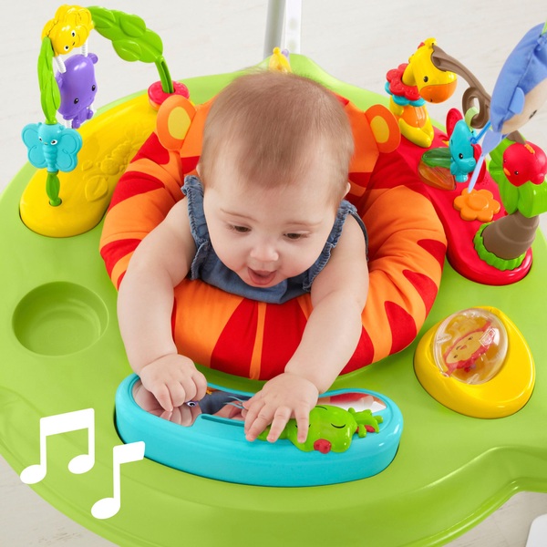 FisherPrice Baby Jumperoo Roaring Rainforest Smyths Toys