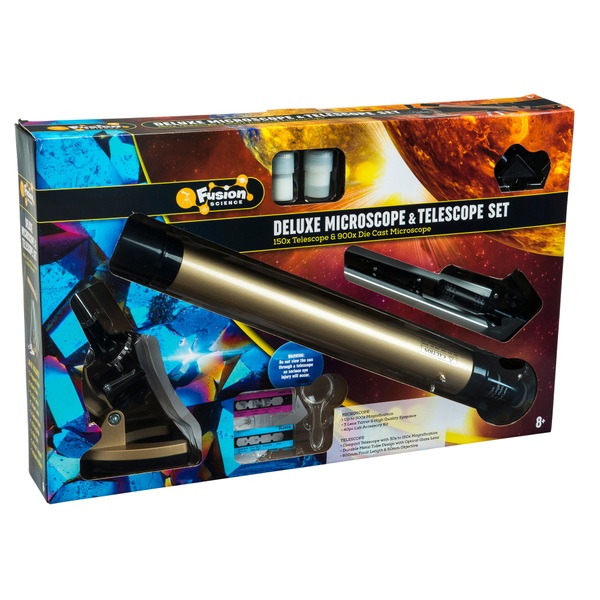 Fusion Science Deluxe Microscope And Telescope Science Sets Uk