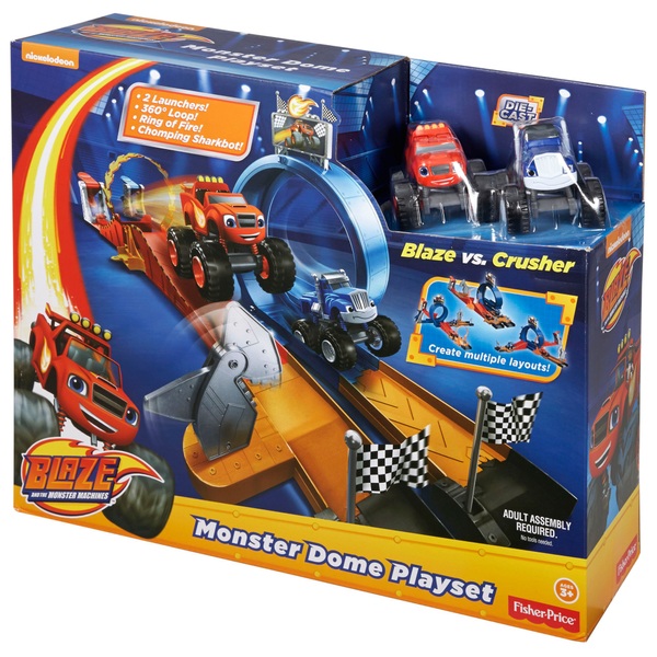 blaze and the monster machines monster dome playset