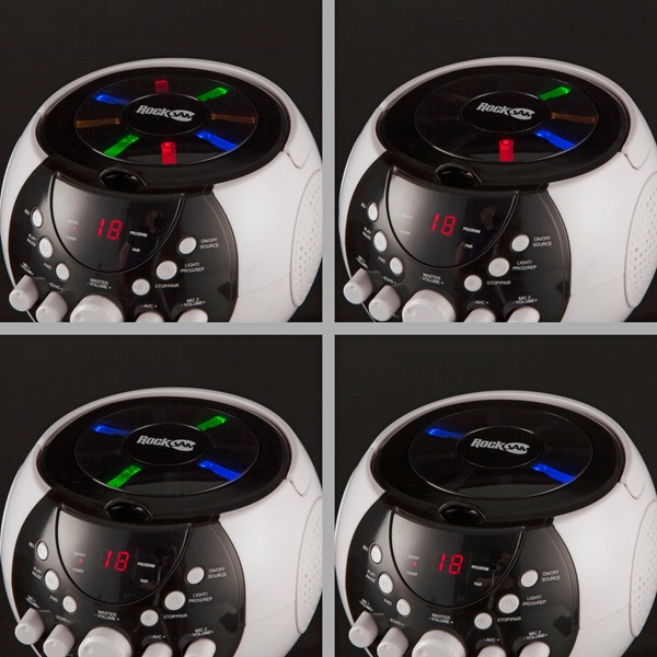 RockJam Karaoke Machine Party Pack White Smyths Toys Ireland