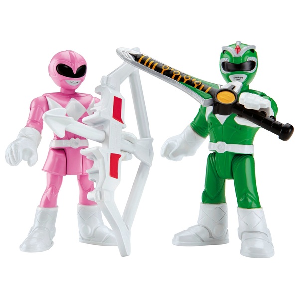 Imaginext Power Rangers Basic Figure 2 Pack Green and Pink Ranger