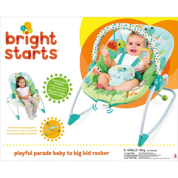 bright starts playful parade baby to big kid rocker