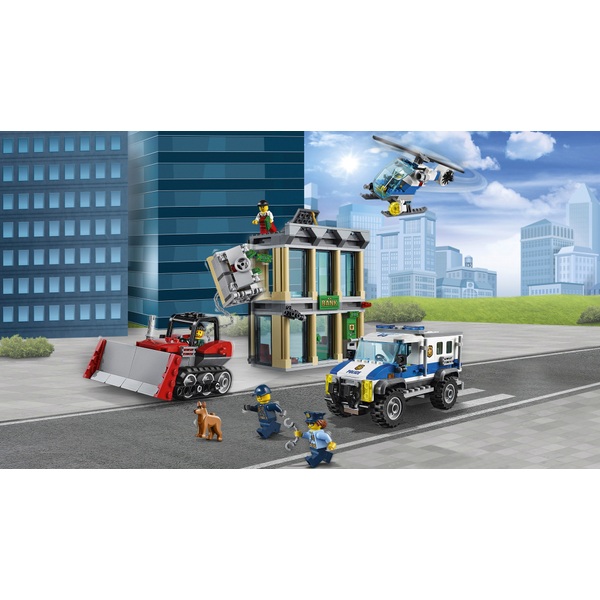LEGO 60140 City Bulldozer Break in Helicopter & Truck Toy - LEGO City UK