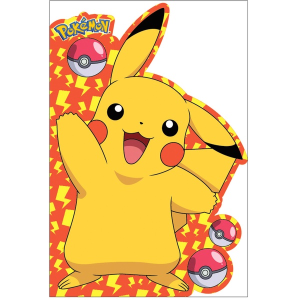Pikachu No Age Card - Partyware UK