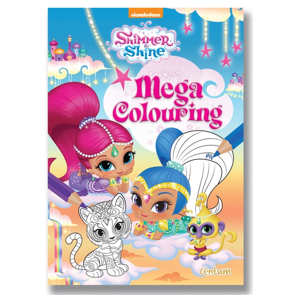 Shimmer & Shine Mega Colouring Book - Colour, Activity & Sticker Books UK