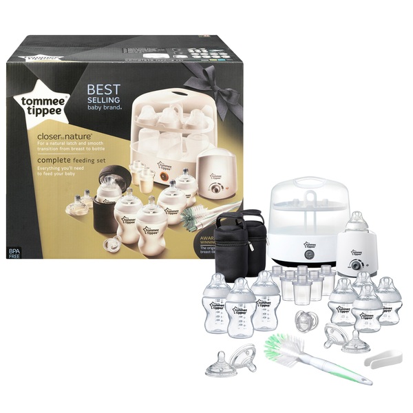 Tommee Tippee Closer to Nature Complete Feeding Set Bottle Feeding UK