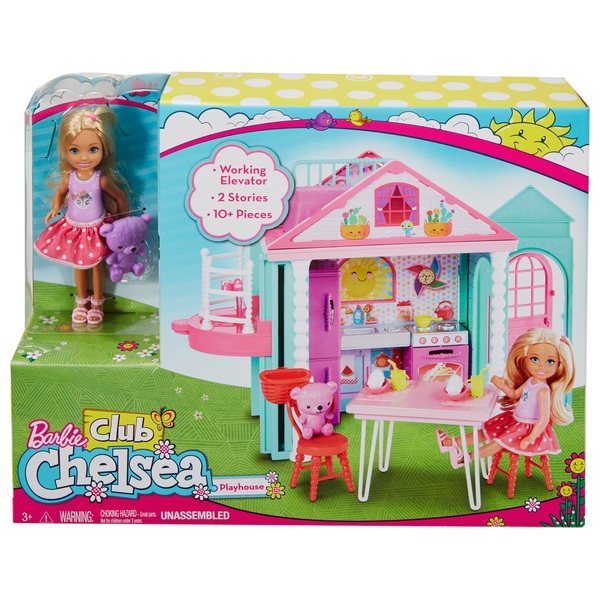 barbie club chelsea doll and playhouse