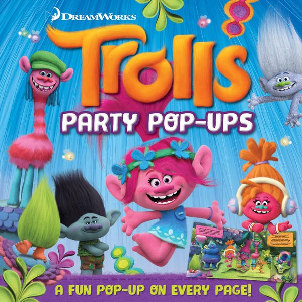 DreamWorks Trolls Party Pop-Ups Book - Colour, Activity 