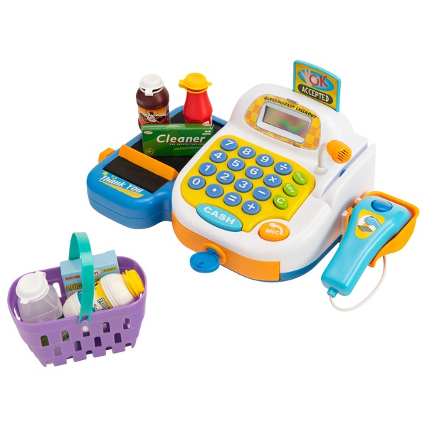 Supermarket Cash Register Orange Smyths Toys UK