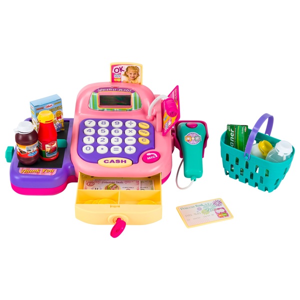 Supermarket Cash Register Pink Smyths Toys UK