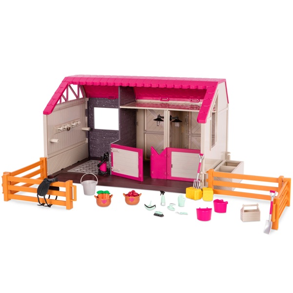 toy horse and stable set