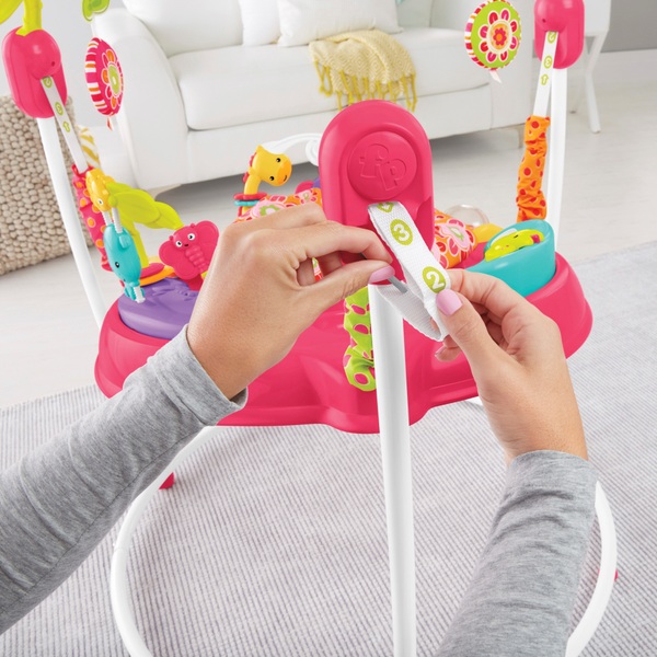 Fisher Price Pink Petals Baby Jumperoo Smyths Toys Ireland