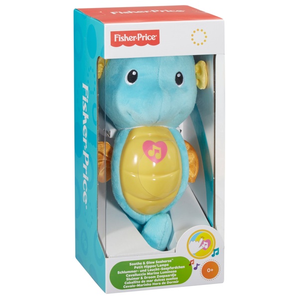 Fisher-Price Soothe & Glow Seahorse Baby Soother | Smyths Toys UK