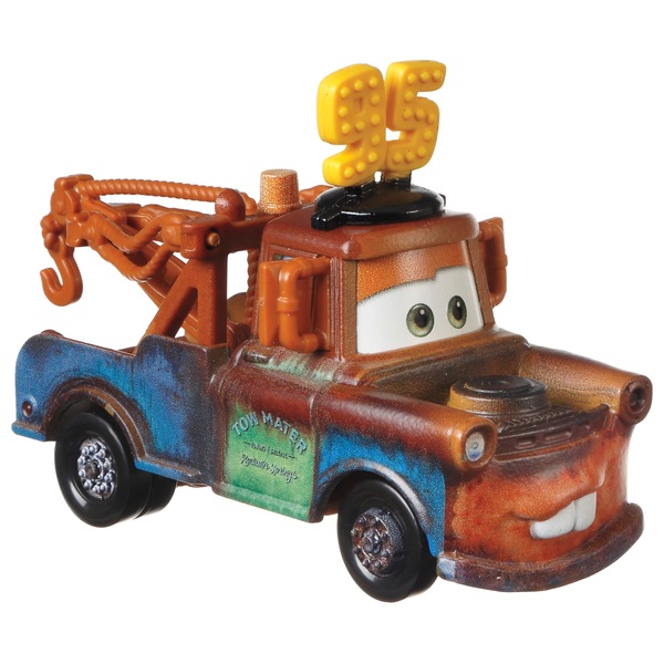 Disney Pixar Cars 3 1:55 Mater with 95 Hat Diecast - Smyths Toys